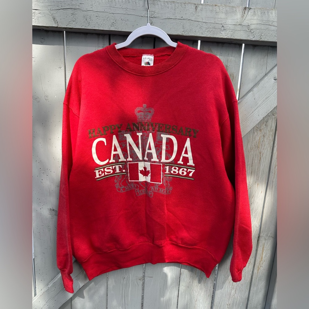 Canada 125th Anniversary Vintage Crewneck Sweater (XL) 1992